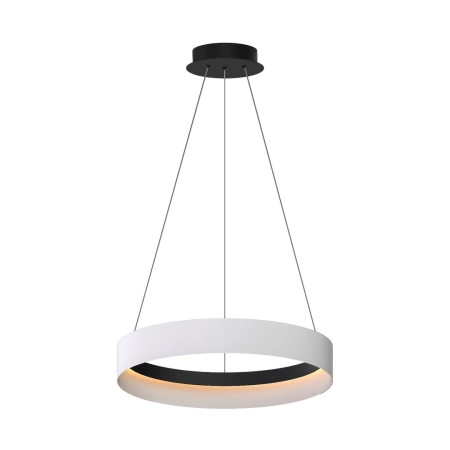 Lampa wisząca LED, biało-czarna obręcz ML1186 z serii ORBITA - 6