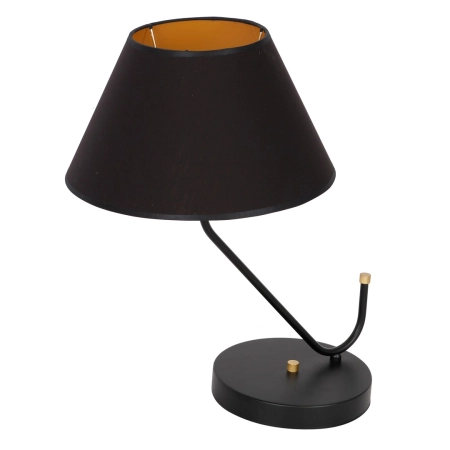 Nietuzinkowa lampa stołowa z czarnym abażurem MLP4914 z serii VICTORIA