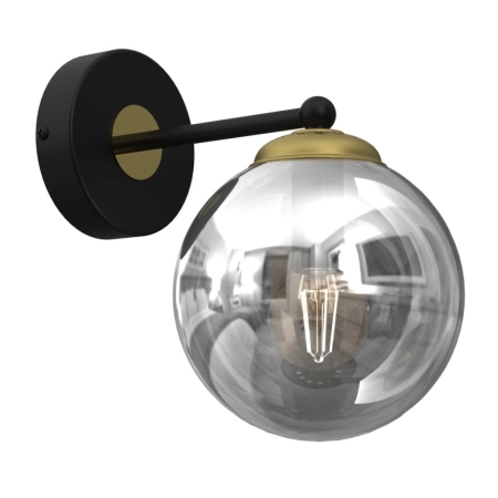 Kulista lampa ścienna ze szklanym kloszem MLP8412 z serii REFLEX