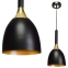 Smukła lampa wisząca w czarno-złotym kolorze MLP6221 z serii CLARK