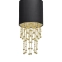 Lampa wisząca z czarno-złotym abażurem MLP6439 z serii ALMERIA - 3