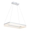 Geometryczna, biała lampa wisząca LED do salonu ML447 z serii CUBO