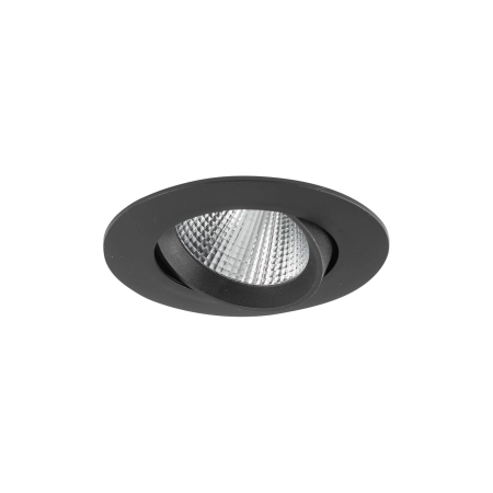 Czarne oczko podtynkowe LED 5W 4000K ⌀9cm 10550 z serii EGINA LED - 3