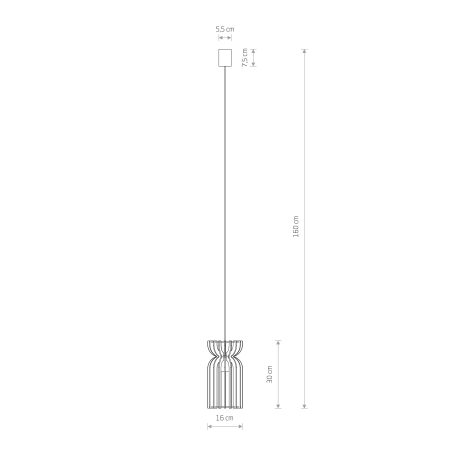 Dekoracyjna, naturalna lampa wisząca 10571 z serii KYMI - 7