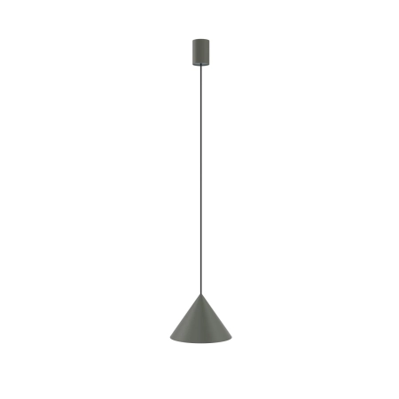 Ponadczasowa lampa wisząca, stożkowy klosz ⌀20,5cm 10881 z serii ZENITH