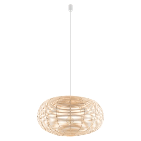 Lampa wisząca z abażurem w stylu naturalnym 11155 z serii RATTAN