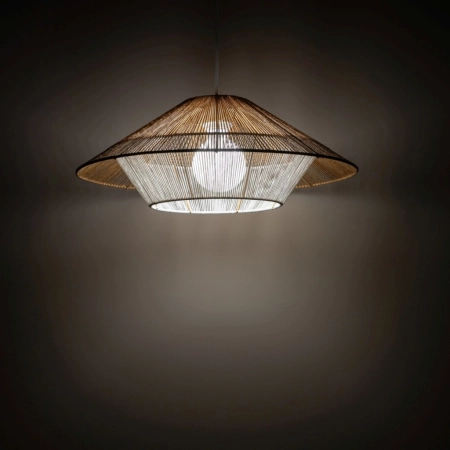 Pleciona, efektowna lampa wisząca w stylu boho 11156 z serii JAPANDI - 2