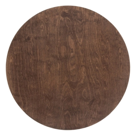 Ciemny tarczowy kinkiet ⌀75cm 3000K 11178 z serii RING TIMBER LED