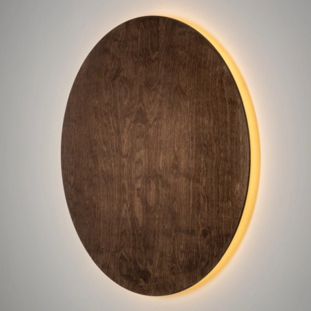 Ciemny tarczowy kinkiet ⌀75cm 3000K 11178 z serii RING TIMBER LED - 4