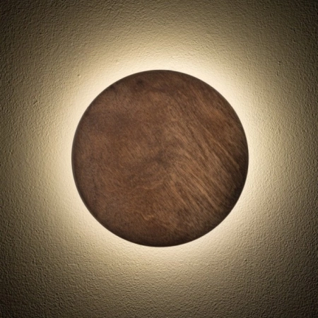 Ledowa tarcza ścienna ⌀25cm 3000K 11290 z serii RING TIMBER LED - 2