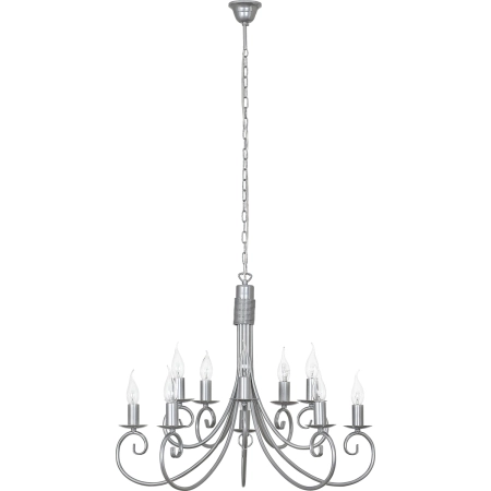 Lampa wisząca w kształcie srebrnego świecznika 5420 z serii SILVERADO