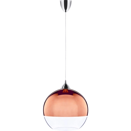 Lampa wisząca z ozdobnym, miedzianym kloszem 5763 z serii GLOBE COPPER