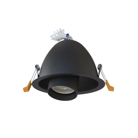 Czarna oprawa podtynkowa z wymienną żarówką 8826 z serii DOWNLIGHT