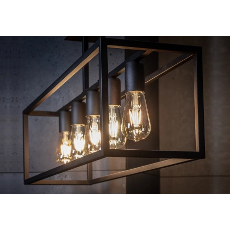 Lampa sufitowa na pięć źródeł światła, w stylu loft 9047 z serii CREATE 1