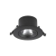Czarne oczko podtynkowe LED 5W 4000K ⌀9cm 10550 z serii EGINA LED