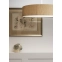 Niebanalna lampa wisząca ze złotym abażurem 8950 z serii TURDA 1