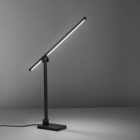 Minimalistyczna czarna lampka biurkowa LED 4407-18 z serii PURE-GRAFO 3