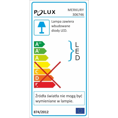 Spot LED 306746 z serii MERKURY - Polux 4