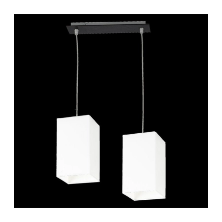 Lampa wisząca z dwoma, geometrycznymi abażurami 67264 z serii VEGA