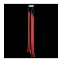 Bardzo długa lampa wisząca z czerwonymi kloszami 67400 z serii SYMPATICA