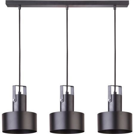 Potrójna, industrialna lampa wisząca na listwie SIG 31194 z serii RIF PLUS