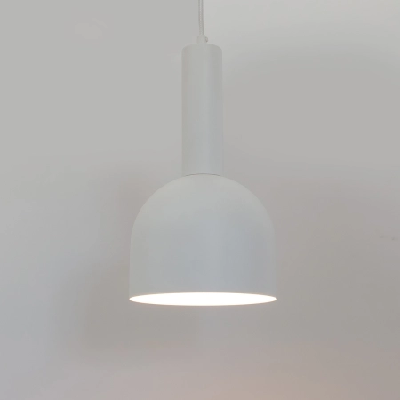 Lampa wisząca do jadalni, biały dzwonek SIG 41110 z serii VITRUM - 2