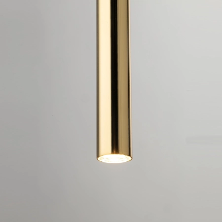 Minimalistyczna lampa wisząca, złote rurki SIG 40749 z serii SOPEL LUX - 2