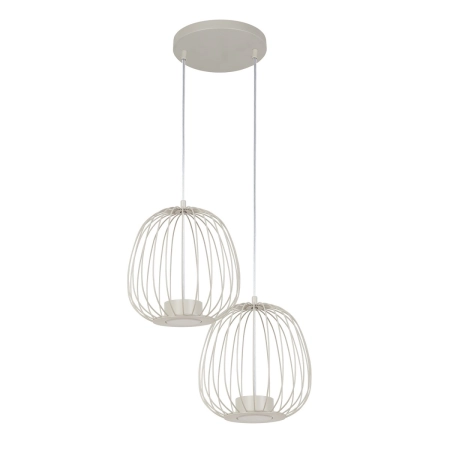 Elegancka lampa wisząca, szaro-beżowa SIG 41102 z serii BELL PLUS - 2