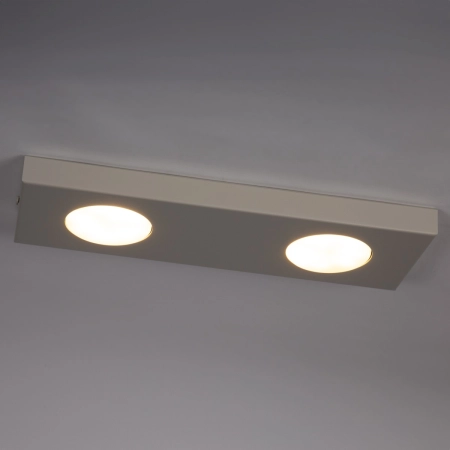 Klasyczna lampa w szaro-beżowej oprawie SIG 40923 z serii HERO - 2