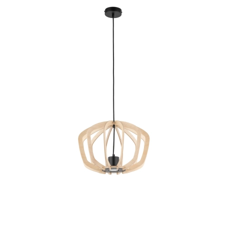 Lampa wisząca z drewnianymi elementami SIG 40925 z serii SUMMER