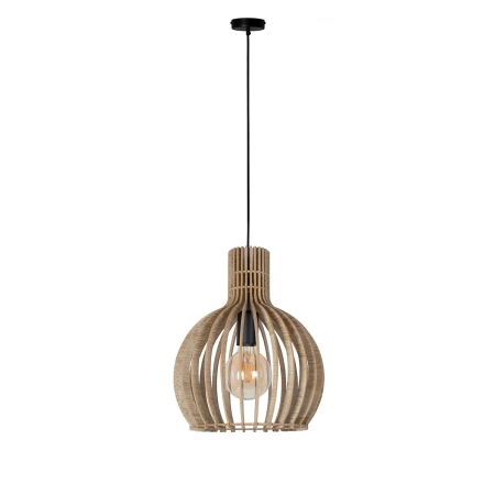 Lampa boho z drewnianymi elementami SIG 40953 z serii WINTER