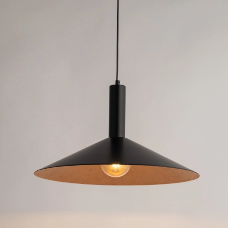 Elegancka, czarna lampa z miedzianym wnętrzem SIG 41008 z serii CAPRI - 2