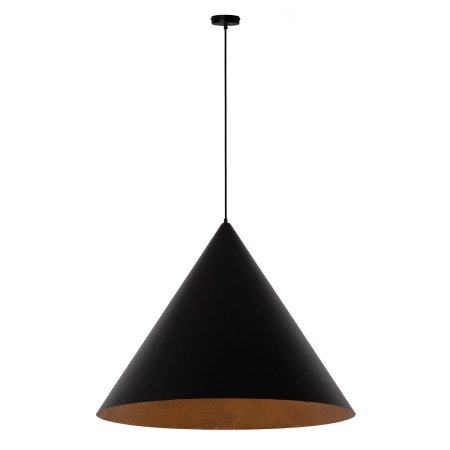 Minimalistyczna, czarno-miedziana lampa SIG 41044 z serii VESUVIO