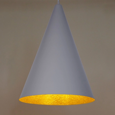 Szaro-złota lampa wisząca do kuchni SIG 41046 z serii VESUVIO