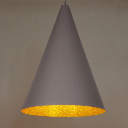 Lampa wisząca w kolorze taupe do jadalni SIG 41056 z serii VESUVIO