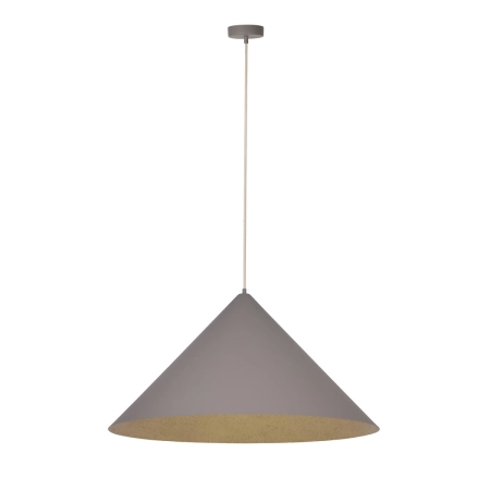 Lampa w kolorze taupe ze złotym wnętrzem SIG 41057 z serii VESUVIO