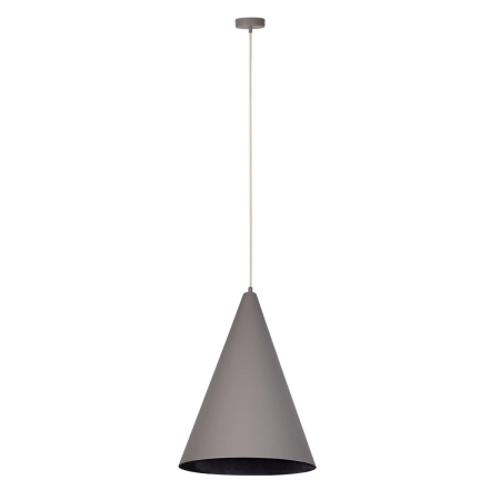 Lampa taupe z czarnym wnętrzem, wąski stożek SIG 41061 z serii VESUVIO