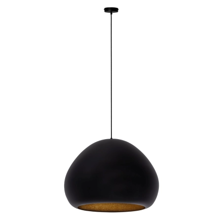 Minimalistyczna, czarna lampa wisząca SIG 41077 z serii LAVA