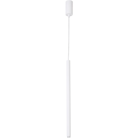 Biała, prosta, punktowa lampa wisząca SIG 33150 z serii SOPEL PROSTY