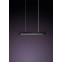 Czarny, prosty zwis nad stół 3000K 66cm SIG 32906 z serii FUTURA STEEL LUX - wizualizacja