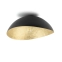 Czarno-złota lampa sufitowa, do salonu SIG 40598 z serii SOLARIS