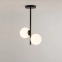 Lampa sufitowa z dwoma kulistymi kloszami SIG 33637 z serii KORAL 2