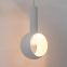 Biała, elegancka lampa do salonu, oczko SIG 41111 z serii VITRUM