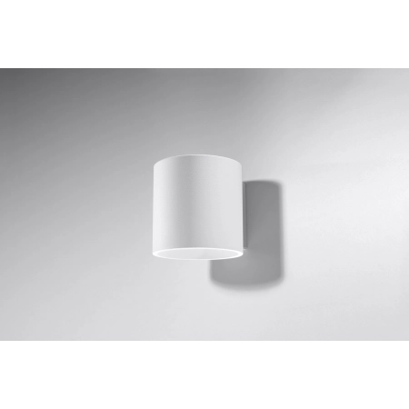 Nowoczesna, minimalistyczna, biała lampa ścienna SL.0050 z serii ORBIS 1 2