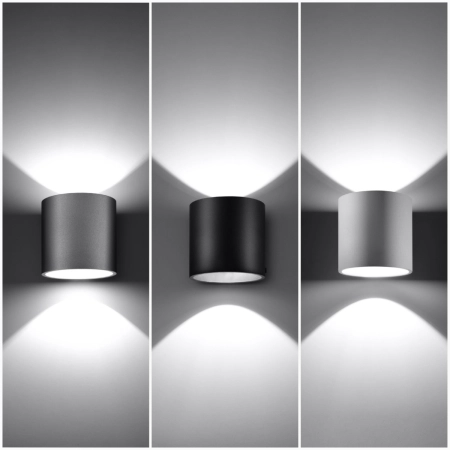 Nowoczesna, minimalistyczna, biała lampa ścienna SL.0050 z serii ORBIS 1 4