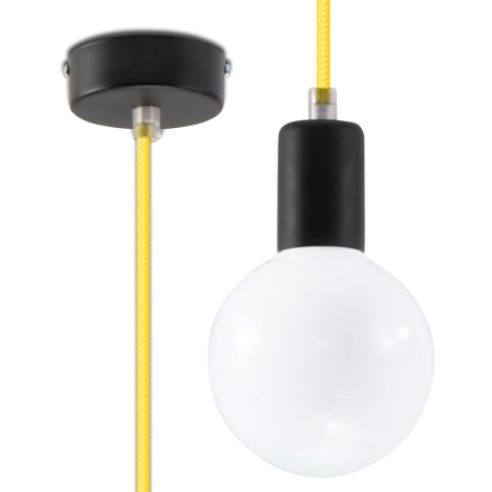 Lampa wisząca EDISON żółta SL.0153 - SOLLUX