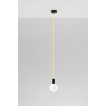 Lampa wisząca EDISON żółta SL.0153 - SOLLUX 2