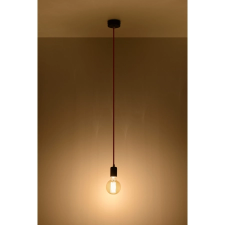 Lampa wisząca EDISON żółta SL.0153 - SOLLUX 3