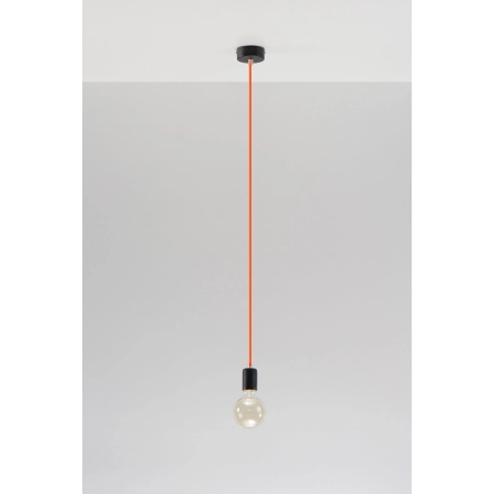 Lampa wisząca EDISON pomarańczowa SL.0154 - SOLLUX 2