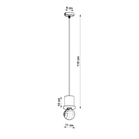 Lampa wisząca MILO SL.0284 - SOLLUX 4